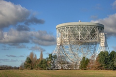 The Lovell Telescope: The 76-m Lovell Radio Telescope at Jodrell Bank Centre for Astrophysics at the University of Manchester.