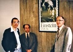 John Bahcall, Jeremiah Ostriker, and Lyman Spitzer