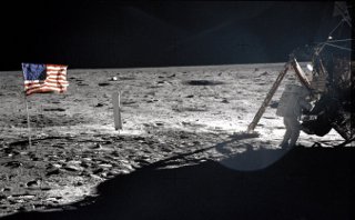 Credit: Neil Armstrong on the Moon: Neil Armstrong is standing in the shadow of the Eagle lunar module. The image was captured by fellow Apollo 11 astronaut Buzz Aldrin.