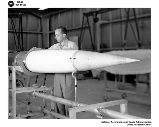 Aerobee Rocket: The Aerobee was a small, unguided sub-orbital sounding rocket, which is a rocket that carries research instruments. The Aerobees were used for high atmospheric and cosmic radiation research in the United States in the 1950s.